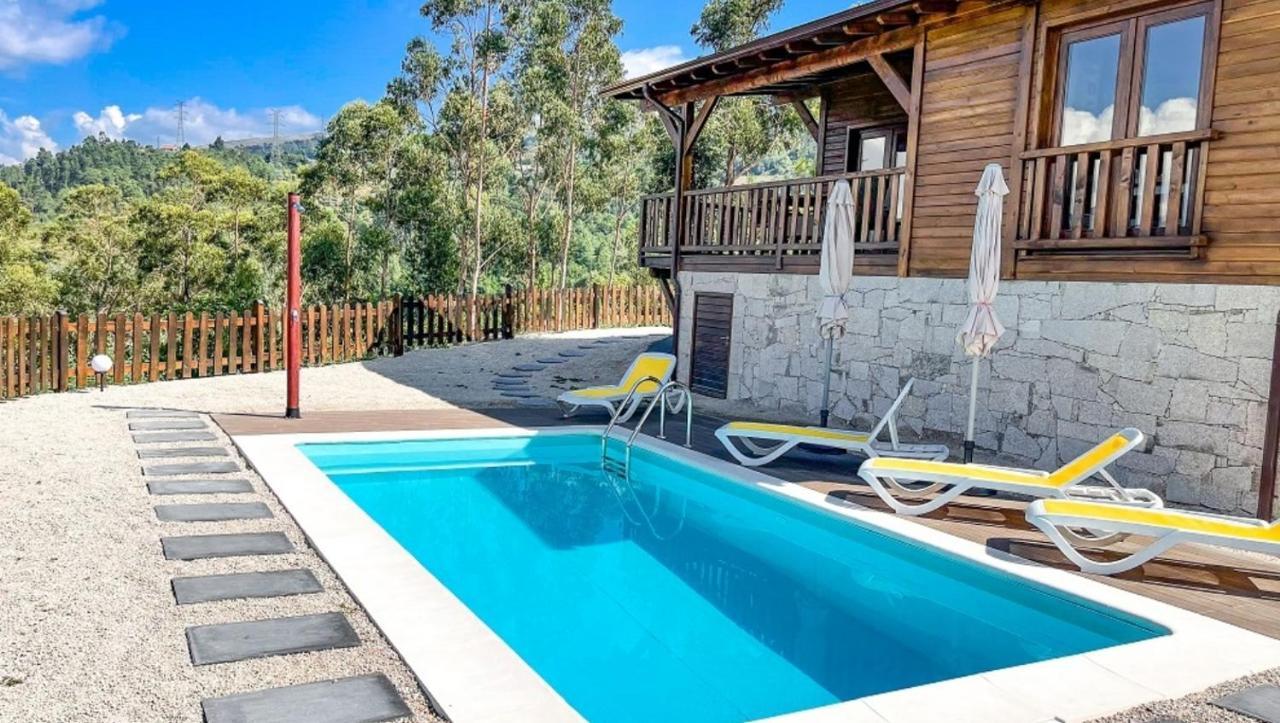Quinta Da Resteva-Chale Do Rio Вієйра-ду-Міню Екстер'єр фото