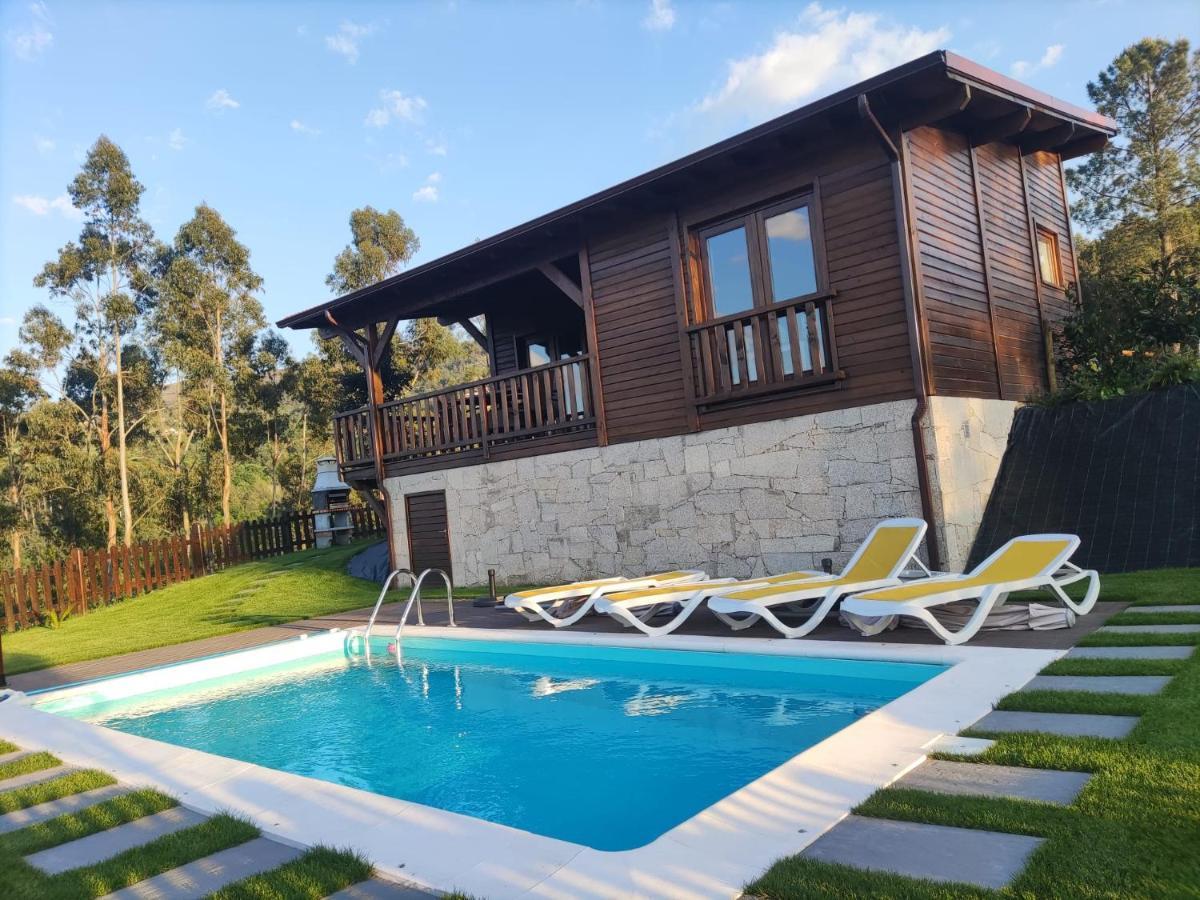 Quinta Da Resteva-Chale Do Rio Вієйра-ду-Міню Екстер'єр фото