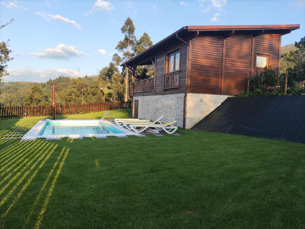 Quinta Da Resteva-Chale Do Rio Вієйра-ду-Міню Екстер'єр фото
